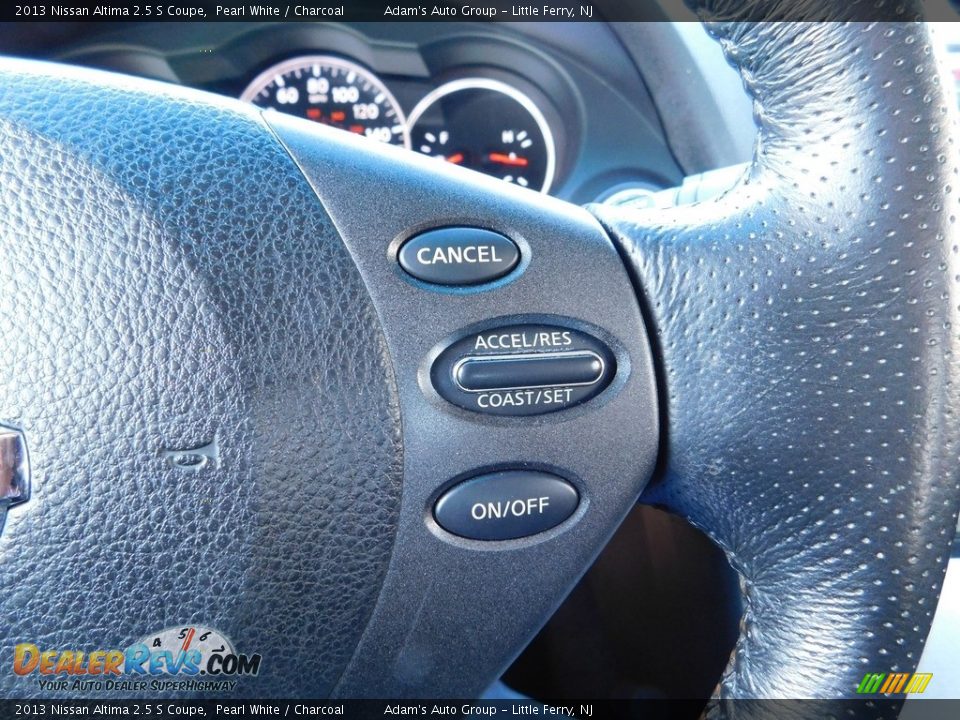 2013 Nissan Altima 2.5 S Coupe Pearl White / Charcoal Photo #18