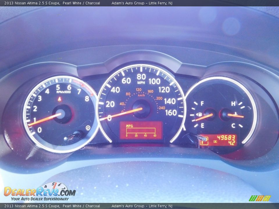 2013 Nissan Altima 2.5 S Coupe Pearl White / Charcoal Photo #19