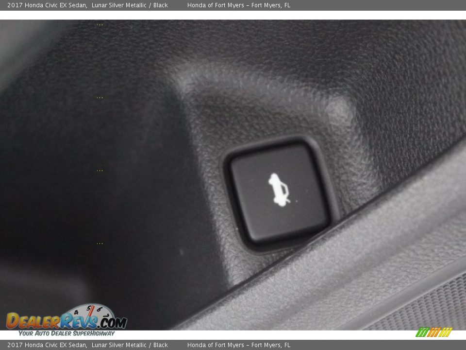 2017 Honda Civic EX Sedan Lunar Silver Metallic / Black Photo #9