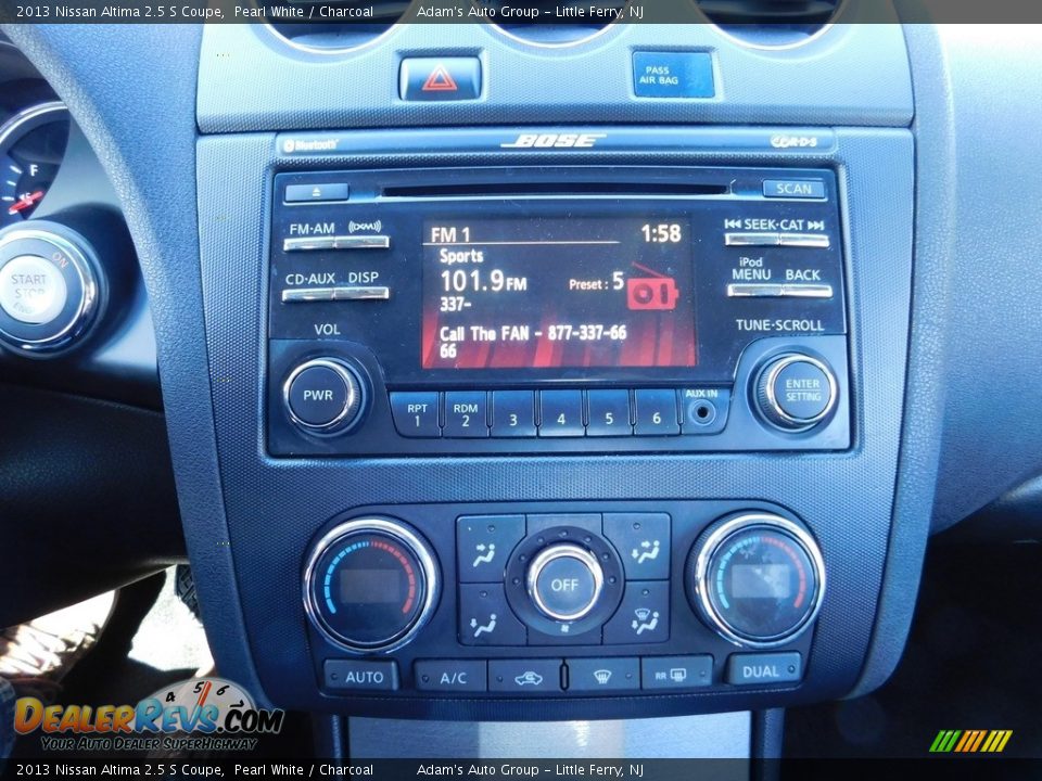 2013 Nissan Altima 2.5 S Coupe Pearl White / Charcoal Photo #24