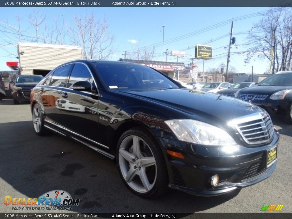 2008 Mercedes-Benz S 63 AMG Sedan Black / Black Photo #3