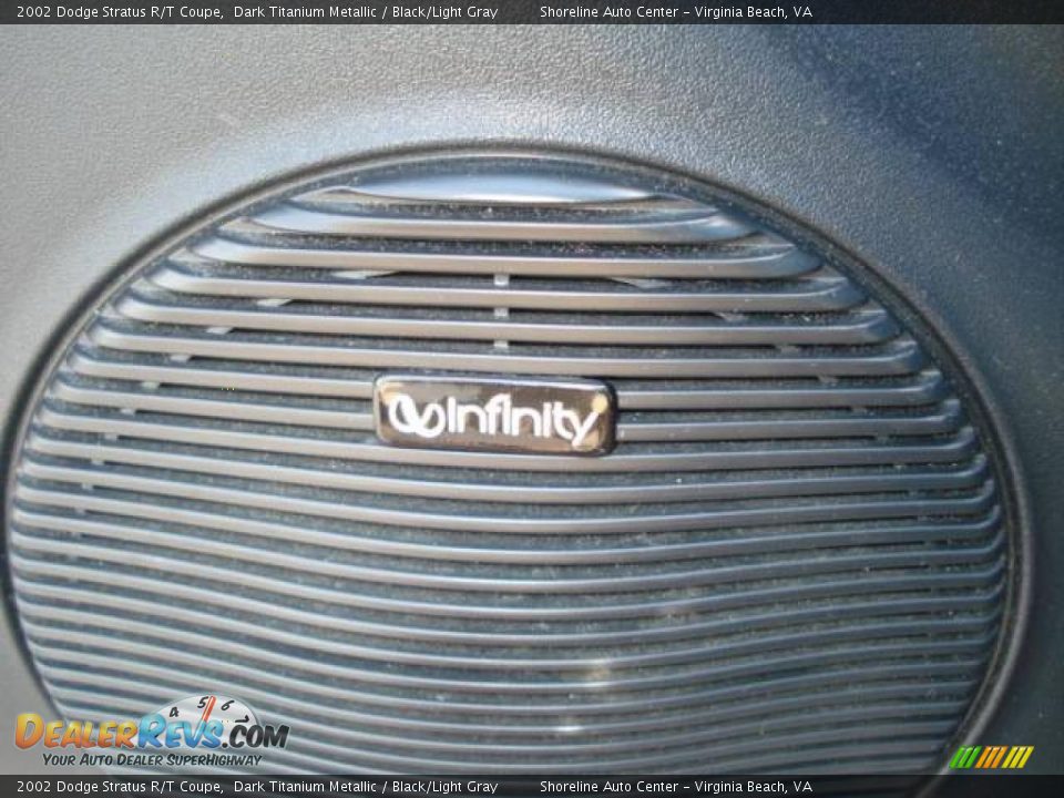 2002 Dodge Stratus R/T Coupe Dark Titanium Metallic / Black/Light Gray Photo #14