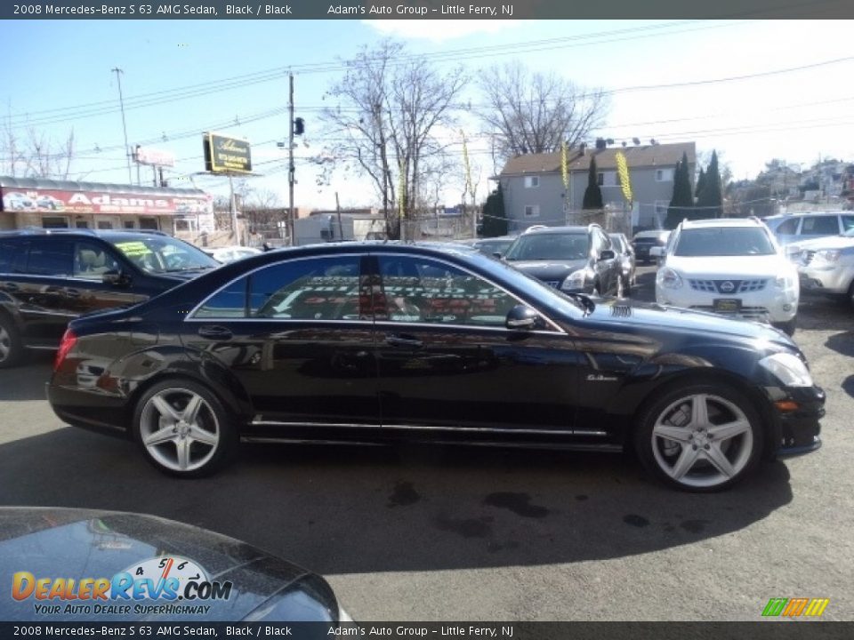 2008 Mercedes-Benz S 63 AMG Sedan Black / Black Photo #4
