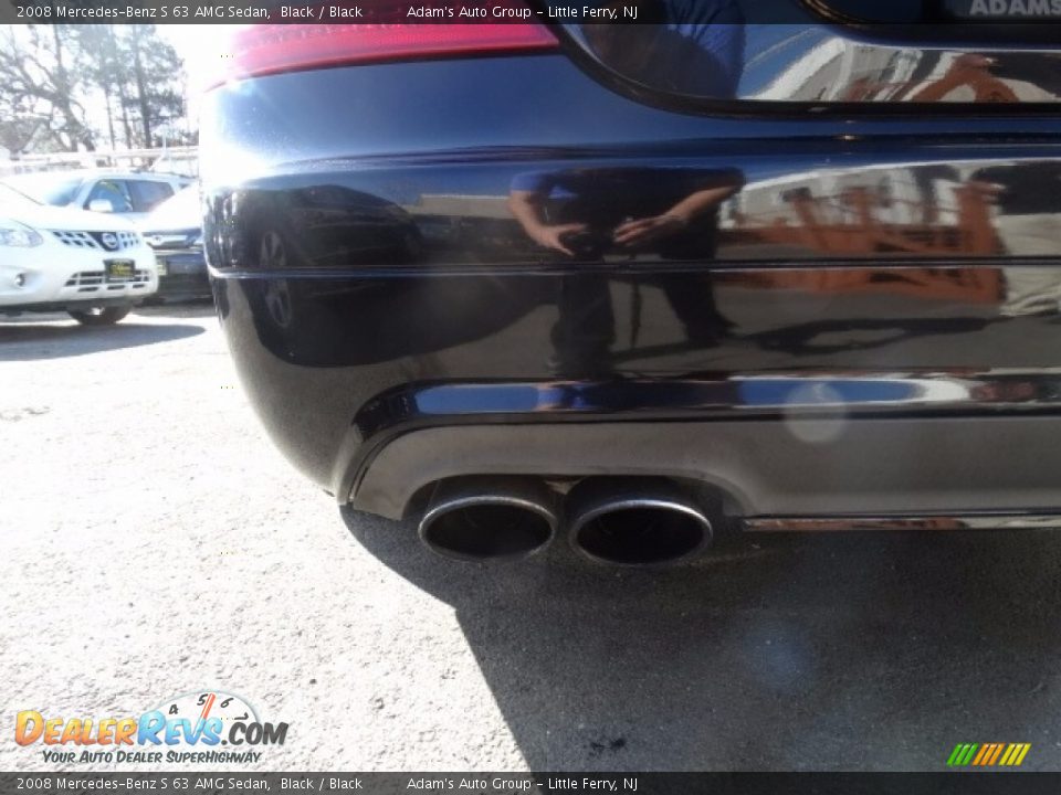 2008 Mercedes-Benz S 63 AMG Sedan Black / Black Photo #7