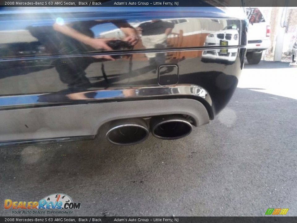 2008 Mercedes-Benz S 63 AMG Sedan Black / Black Photo #8