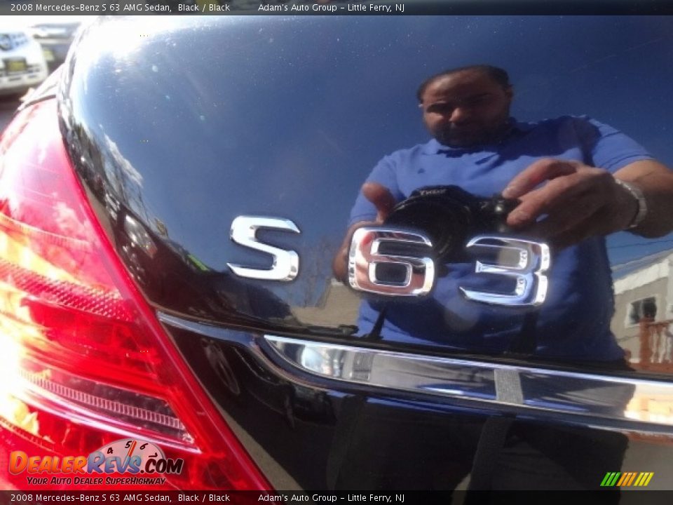 2008 Mercedes-Benz S 63 AMG Sedan Black / Black Photo #9