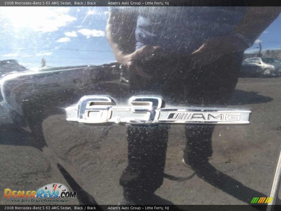 2008 Mercedes-Benz S 63 AMG Sedan Black / Black Photo #12