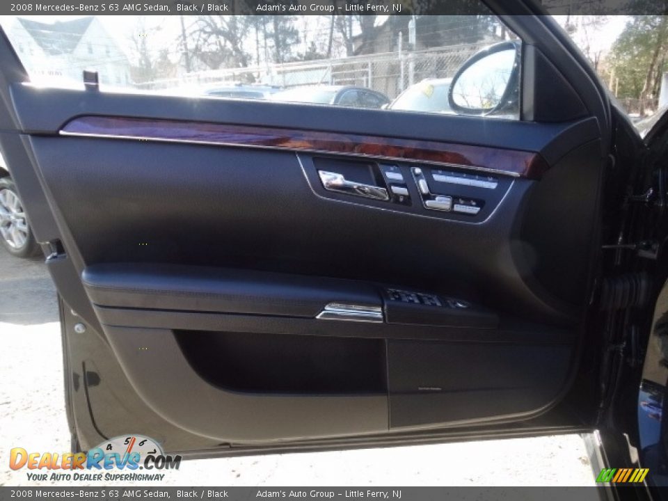 2008 Mercedes-Benz S 63 AMG Sedan Black / Black Photo #13