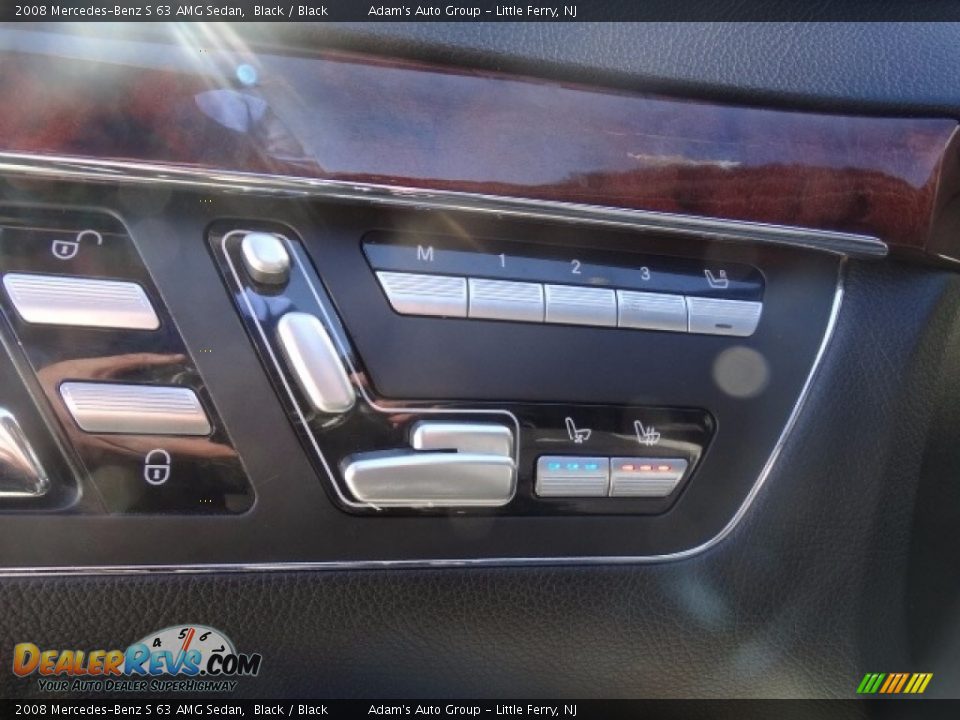 2008 Mercedes-Benz S 63 AMG Sedan Black / Black Photo #14