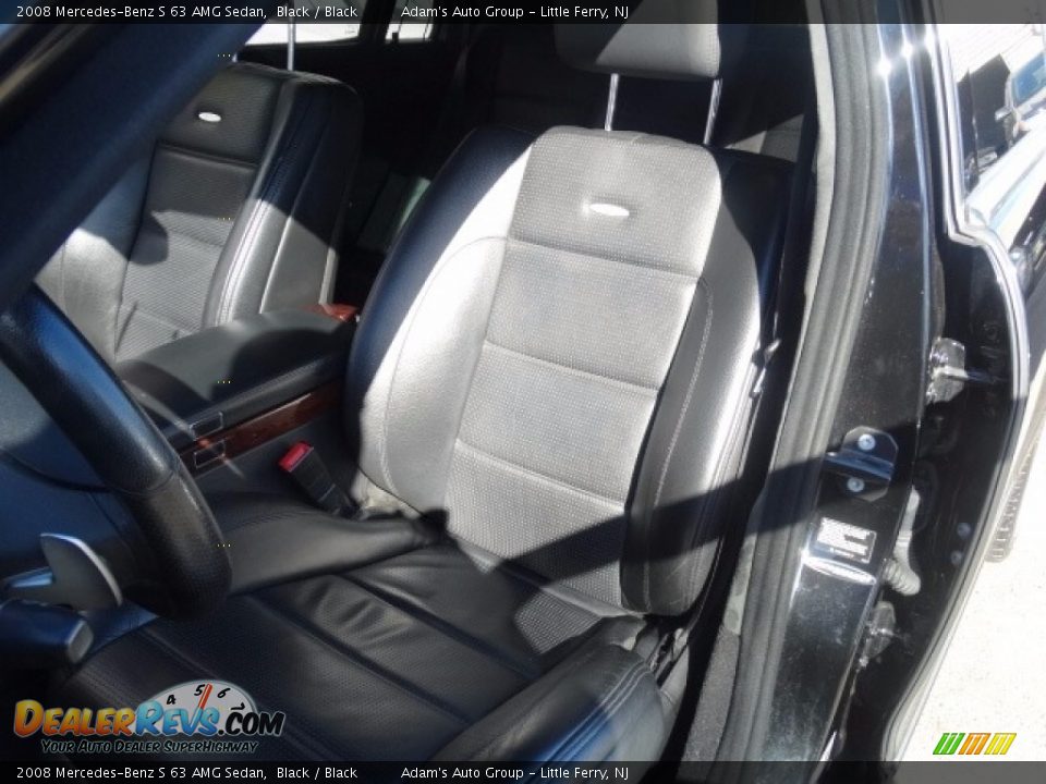 2008 Mercedes-Benz S 63 AMG Sedan Black / Black Photo #16