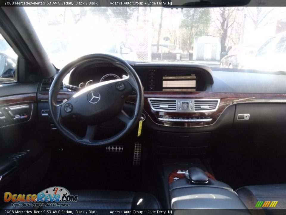 2008 Mercedes-Benz S 63 AMG Sedan Black / Black Photo #17