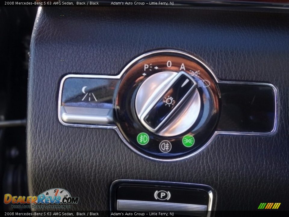 2008 Mercedes-Benz S 63 AMG Sedan Black / Black Photo #20