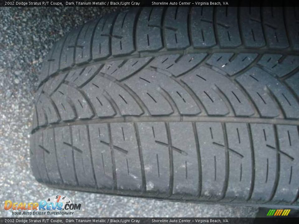 2002 Dodge Stratus R/T Coupe Dark Titanium Metallic / Black/Light Gray Photo #19