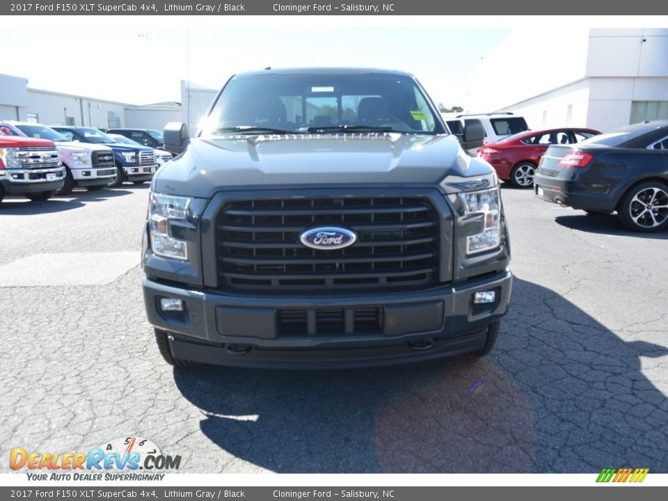 2017 Ford F150 XLT SuperCab 4x4 Lithium Gray / Black Photo #4
