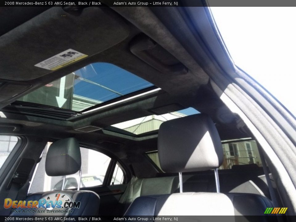 2008 Mercedes-Benz S 63 AMG Sedan Black / Black Photo #28