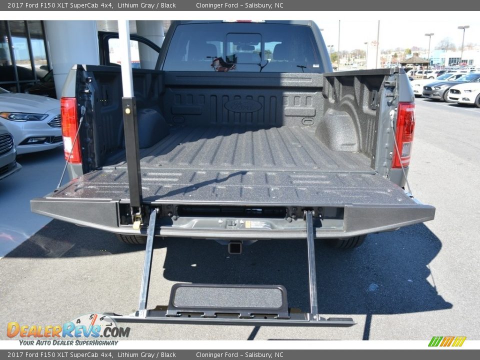 2017 Ford F150 XLT SuperCab 4x4 Lithium Gray / Black Photo #6
