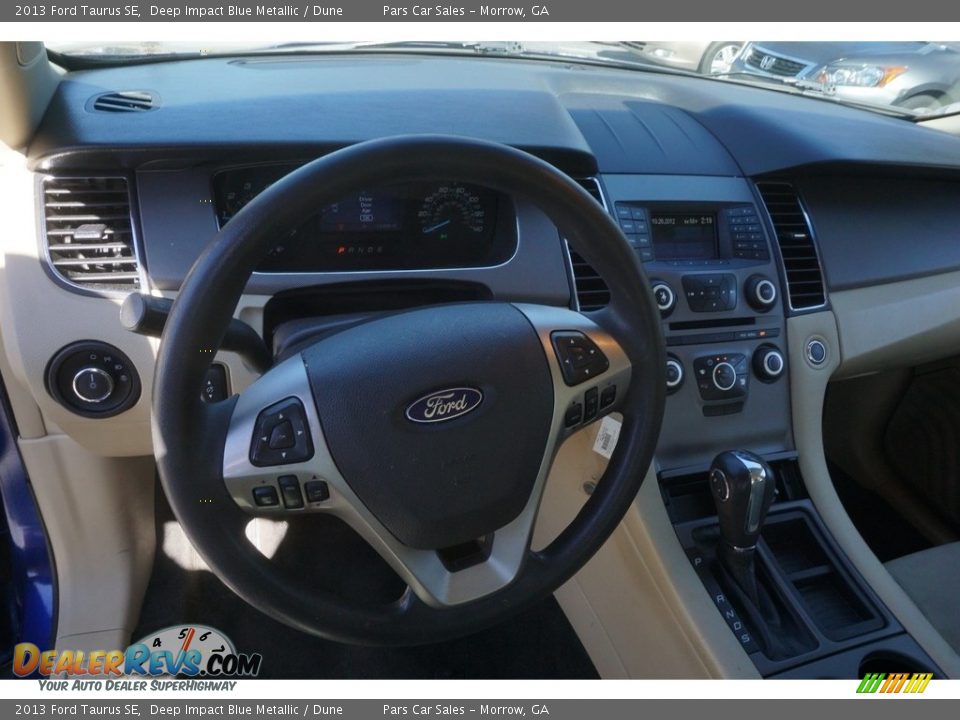 2013 Ford Taurus SE Deep Impact Blue Metallic / Dune Photo #7