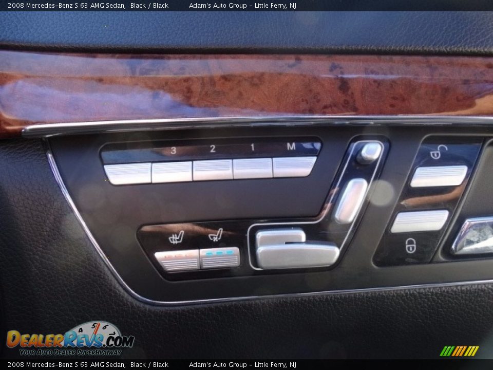 2008 Mercedes-Benz S 63 AMG Sedan Black / Black Photo #30