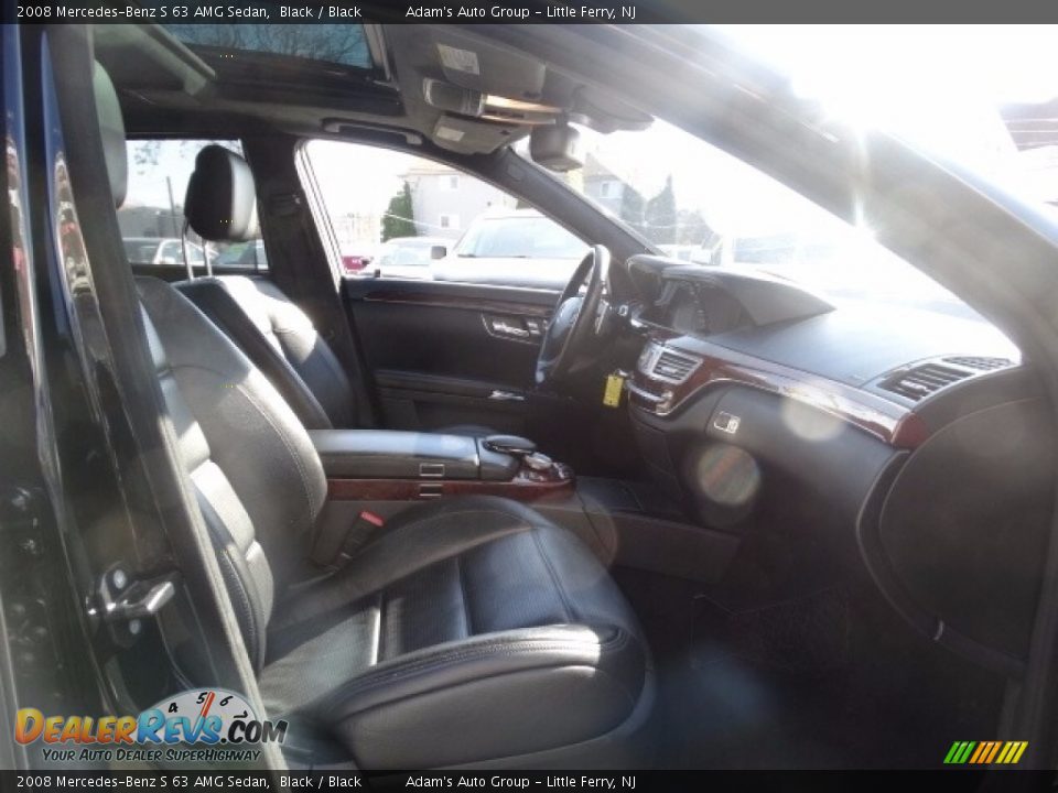 2008 Mercedes-Benz S 63 AMG Sedan Black / Black Photo #31