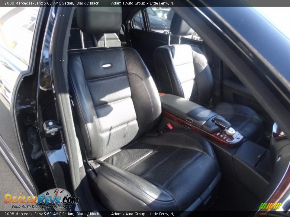 2008 Mercedes-Benz S 63 AMG Sedan Black / Black Photo #32
