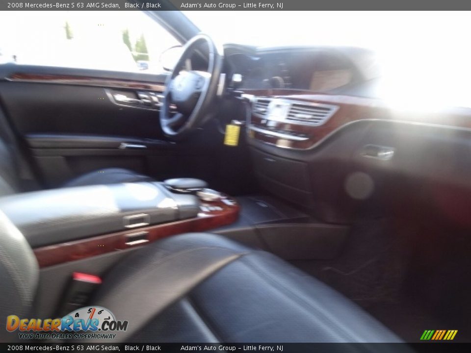 2008 Mercedes-Benz S 63 AMG Sedan Black / Black Photo #33