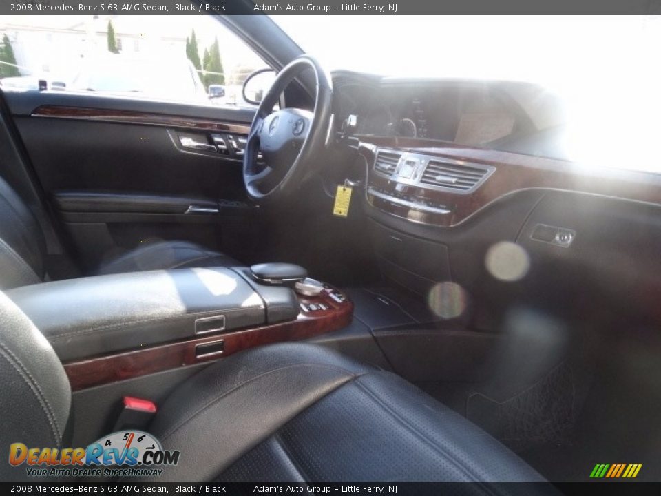 2008 Mercedes-Benz S 63 AMG Sedan Black / Black Photo #34