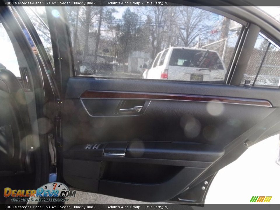 2008 Mercedes-Benz S 63 AMG Sedan Black / Black Photo #35