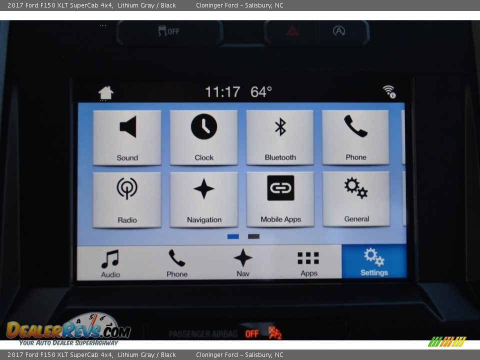 2017 Ford F150 XLT SuperCab 4x4 Lithium Gray / Black Photo #12