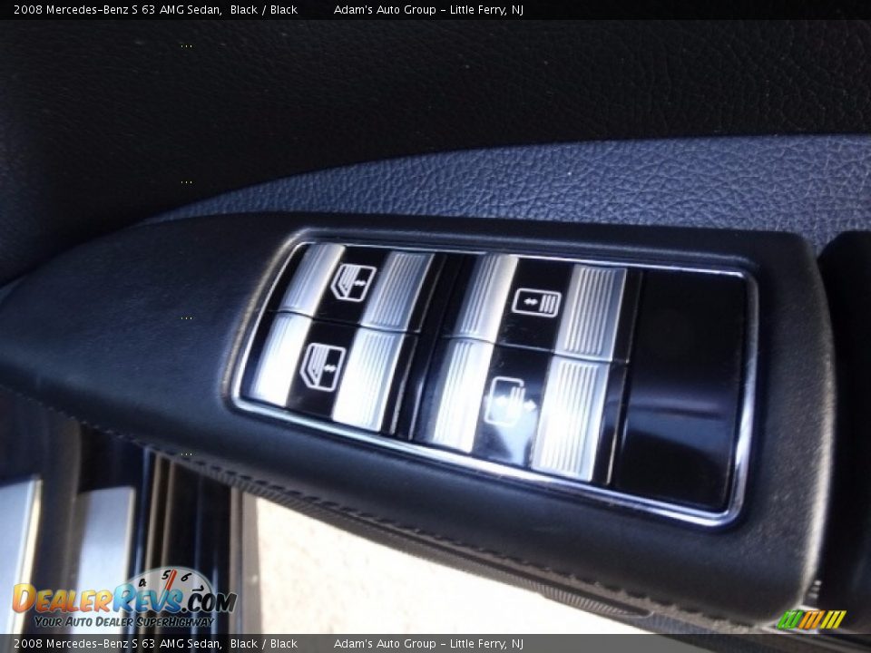 2008 Mercedes-Benz S 63 AMG Sedan Black / Black Photo #36