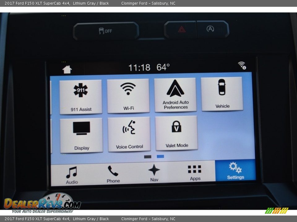 2017 Ford F150 XLT SuperCab 4x4 Lithium Gray / Black Photo #13