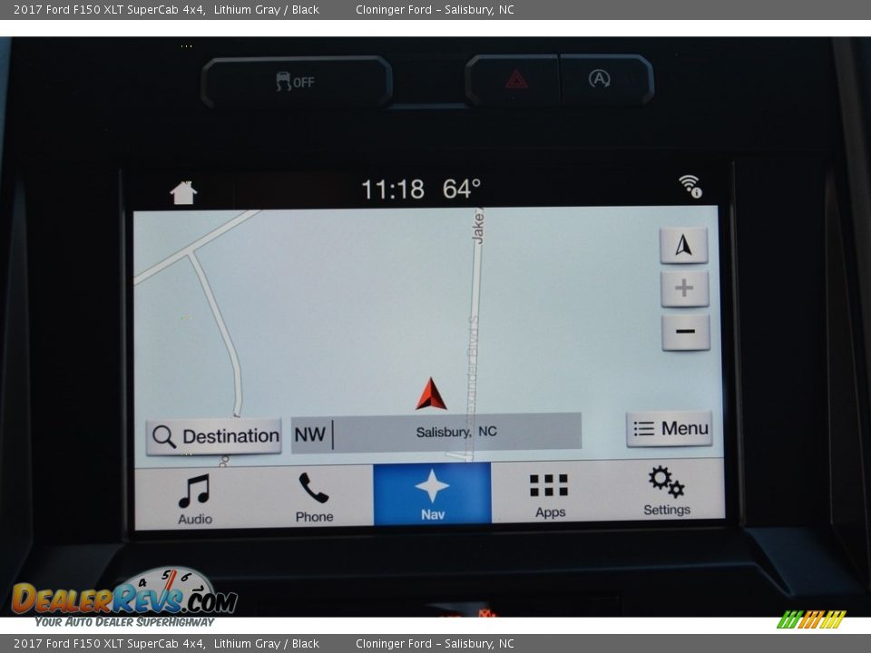 2017 Ford F150 XLT SuperCab 4x4 Lithium Gray / Black Photo #14