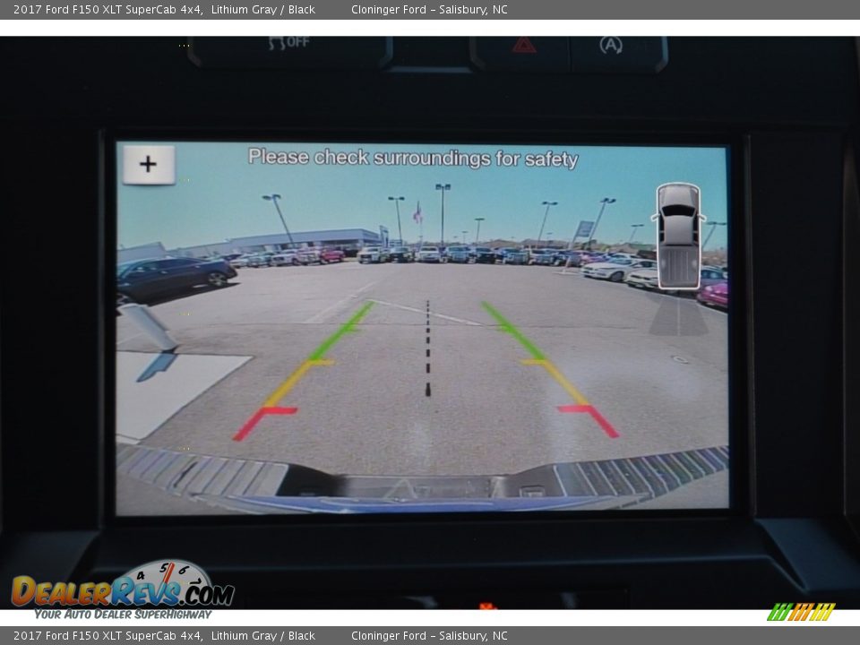 2017 Ford F150 XLT SuperCab 4x4 Lithium Gray / Black Photo #15
