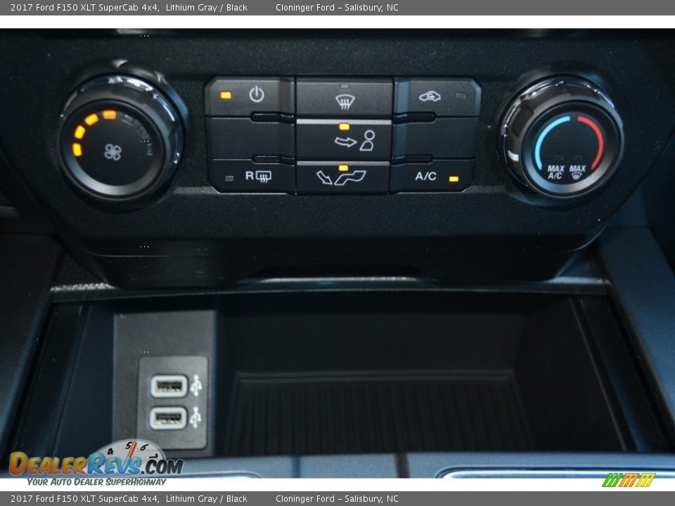 2017 Ford F150 XLT SuperCab 4x4 Lithium Gray / Black Photo #16