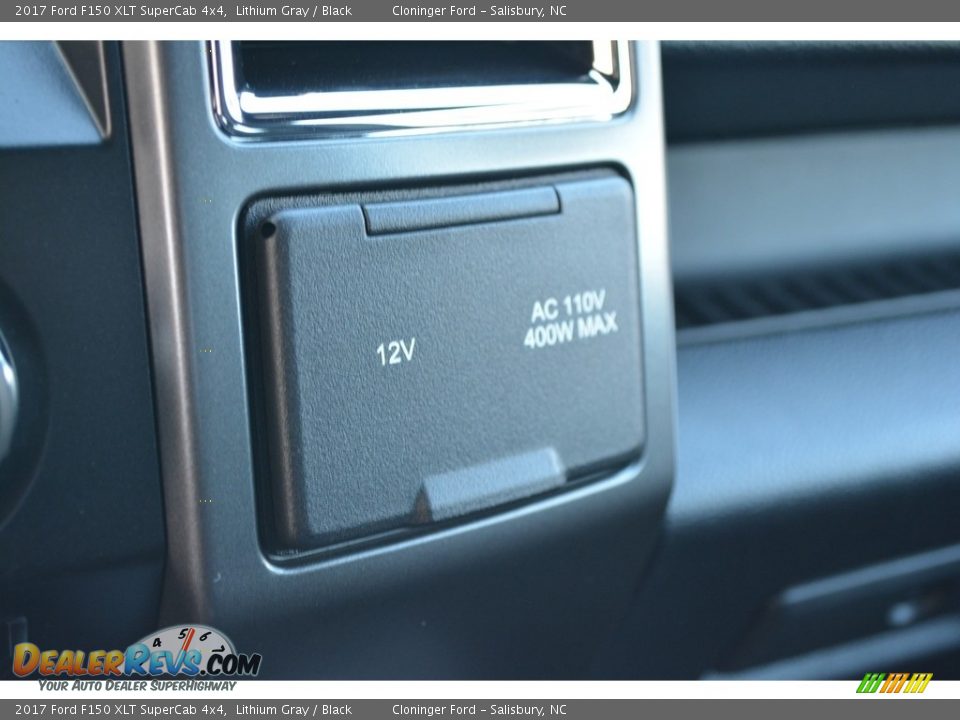 2017 Ford F150 XLT SuperCab 4x4 Lithium Gray / Black Photo #20