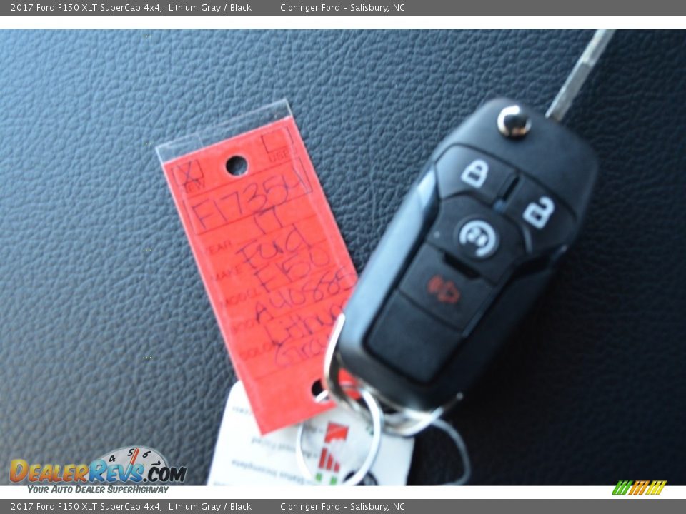 2017 Ford F150 XLT SuperCab 4x4 Lithium Gray / Black Photo #24