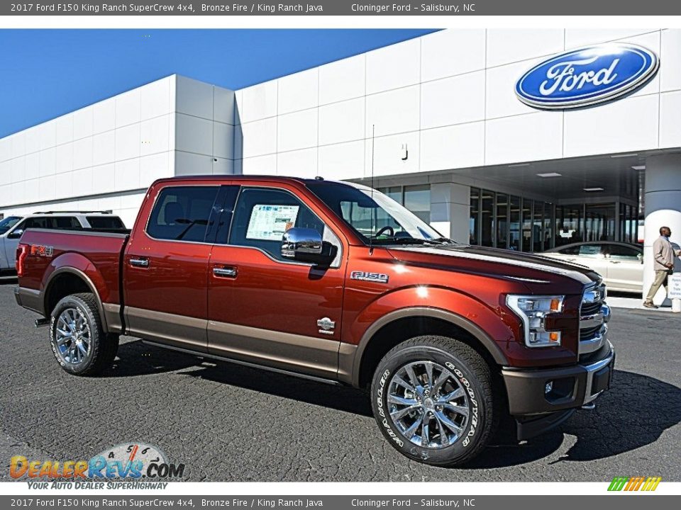 2017 Ford F150 King Ranch SuperCrew 4x4 Bronze Fire / King Ranch Java Photo #1