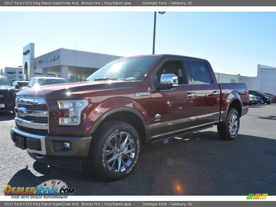 2017 Ford F150 King Ranch SuperCrew 4x4 Bronze Fire / King Ranch Java Photo #3