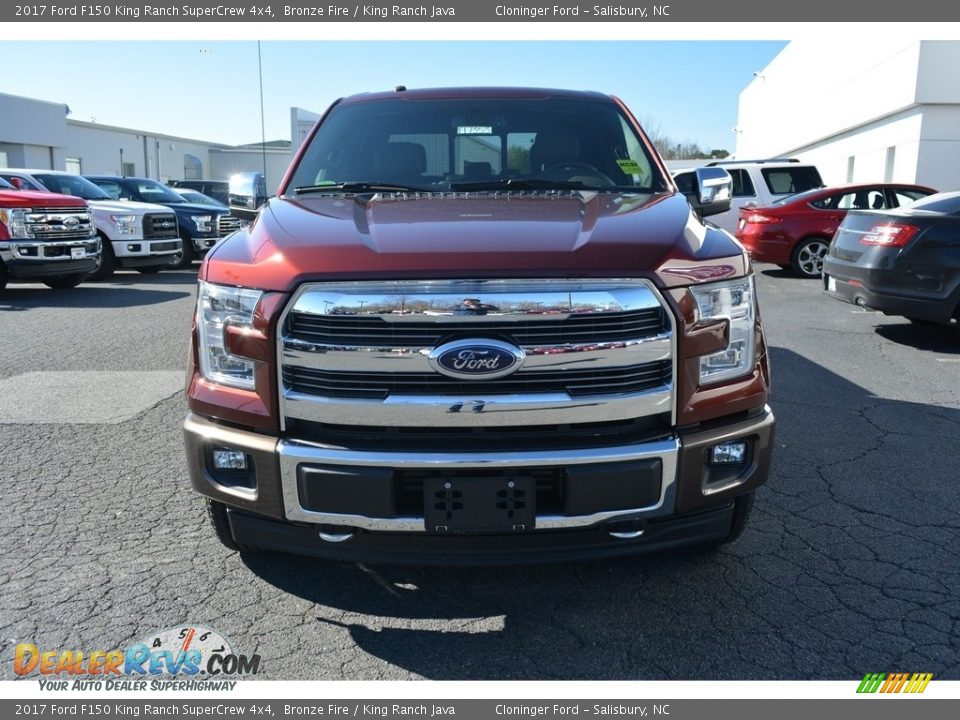 2017 Ford F150 King Ranch SuperCrew 4x4 Bronze Fire / King Ranch Java Photo #4