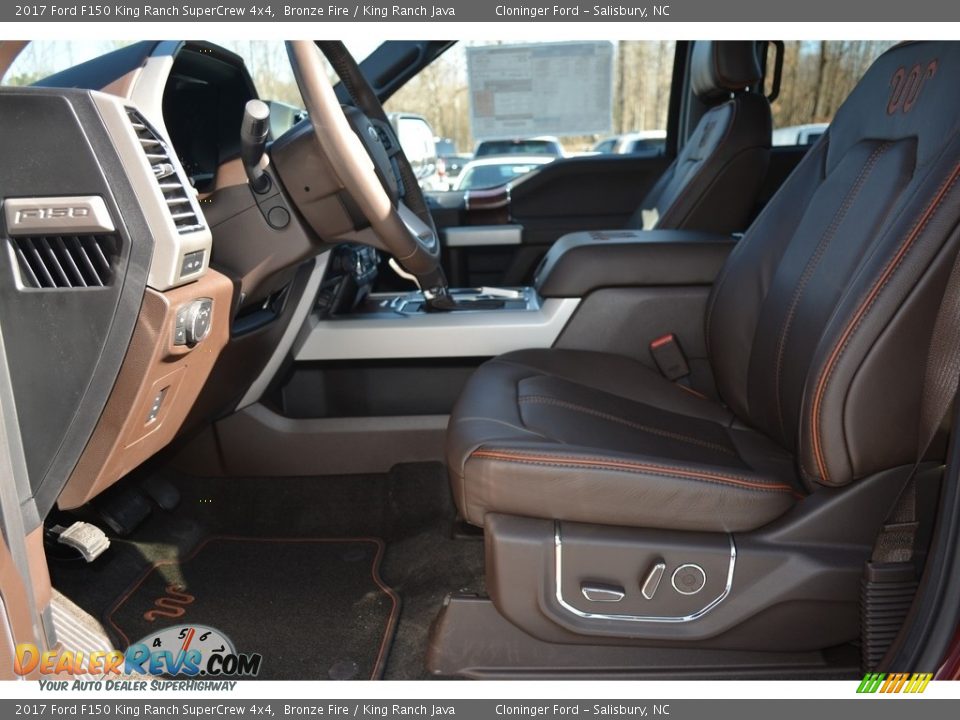 2017 Ford F150 King Ranch SuperCrew 4x4 Bronze Fire / King Ranch Java Photo #8