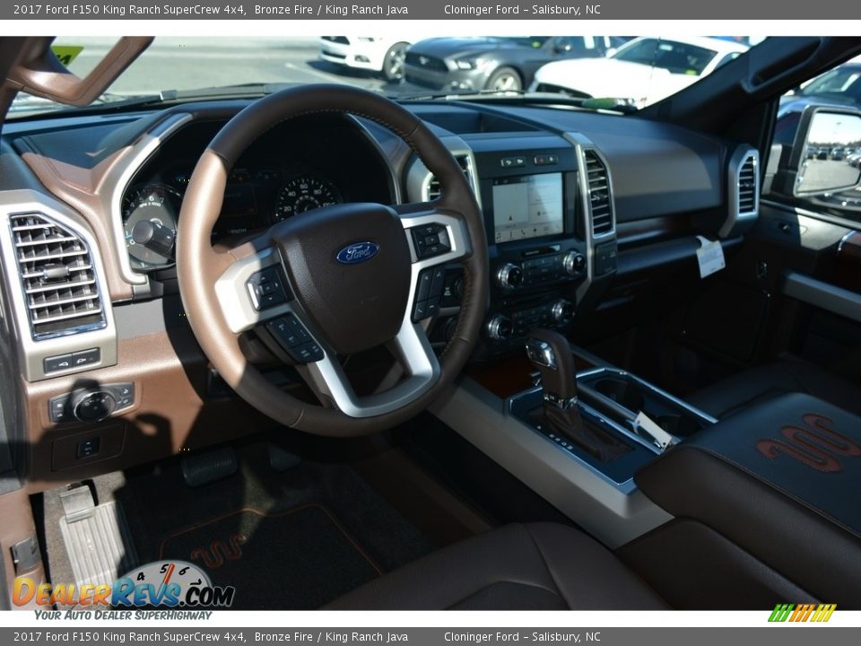 2017 Ford F150 King Ranch SuperCrew 4x4 Bronze Fire / King Ranch Java Photo #9