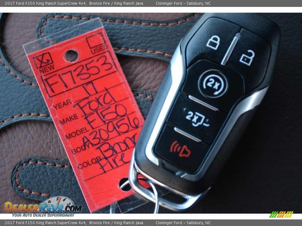 2017 Ford F150 King Ranch SuperCrew 4x4 Bronze Fire / King Ranch Java Photo #26