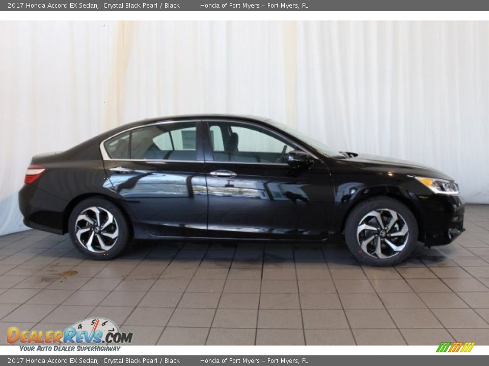 2017 Honda Accord EX Sedan Crystal Black Pearl / Black Photo #3