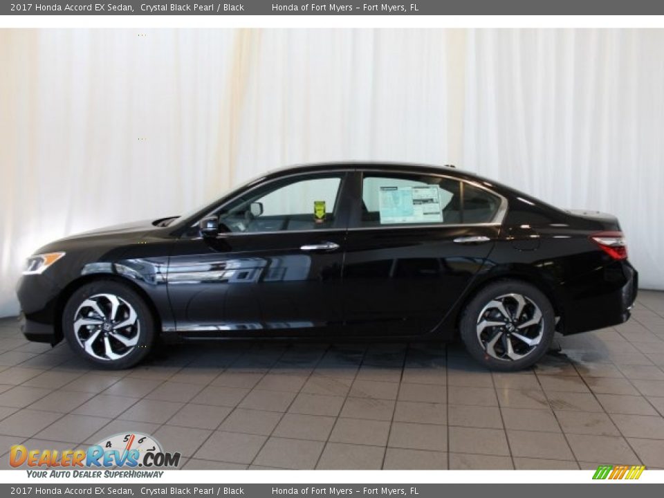 2017 Honda Accord EX Sedan Crystal Black Pearl / Black Photo #5