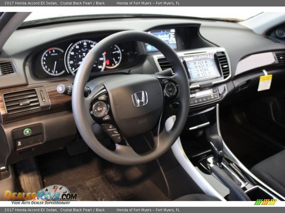 2017 Honda Accord EX Sedan Crystal Black Pearl / Black Photo #11