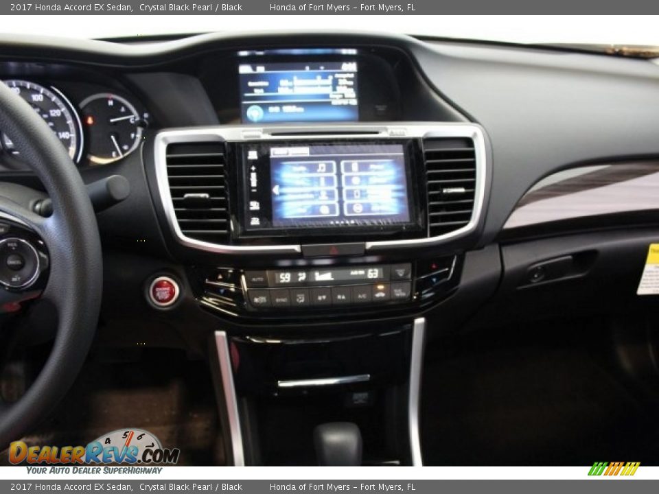 2017 Honda Accord EX Sedan Crystal Black Pearl / Black Photo #16