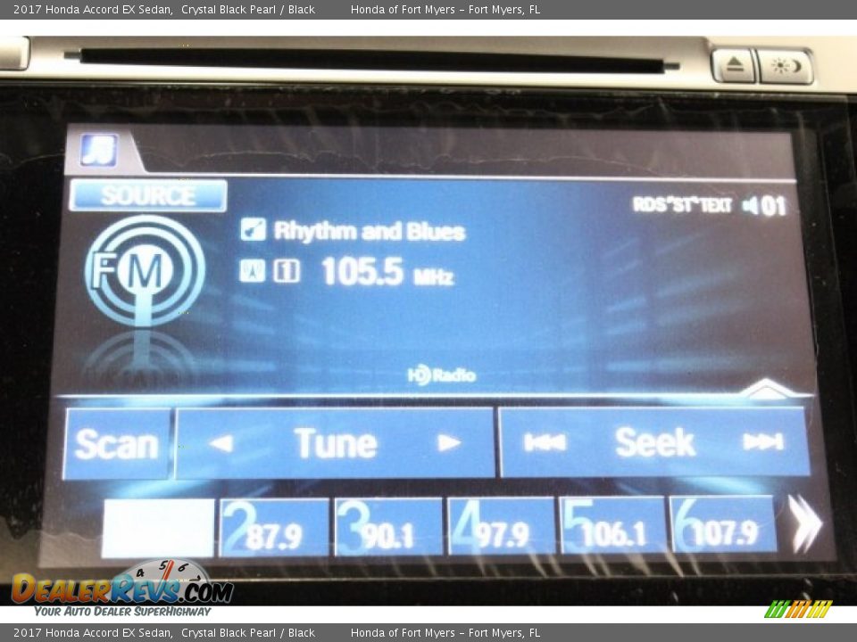 2017 Honda Accord EX Sedan Crystal Black Pearl / Black Photo #20