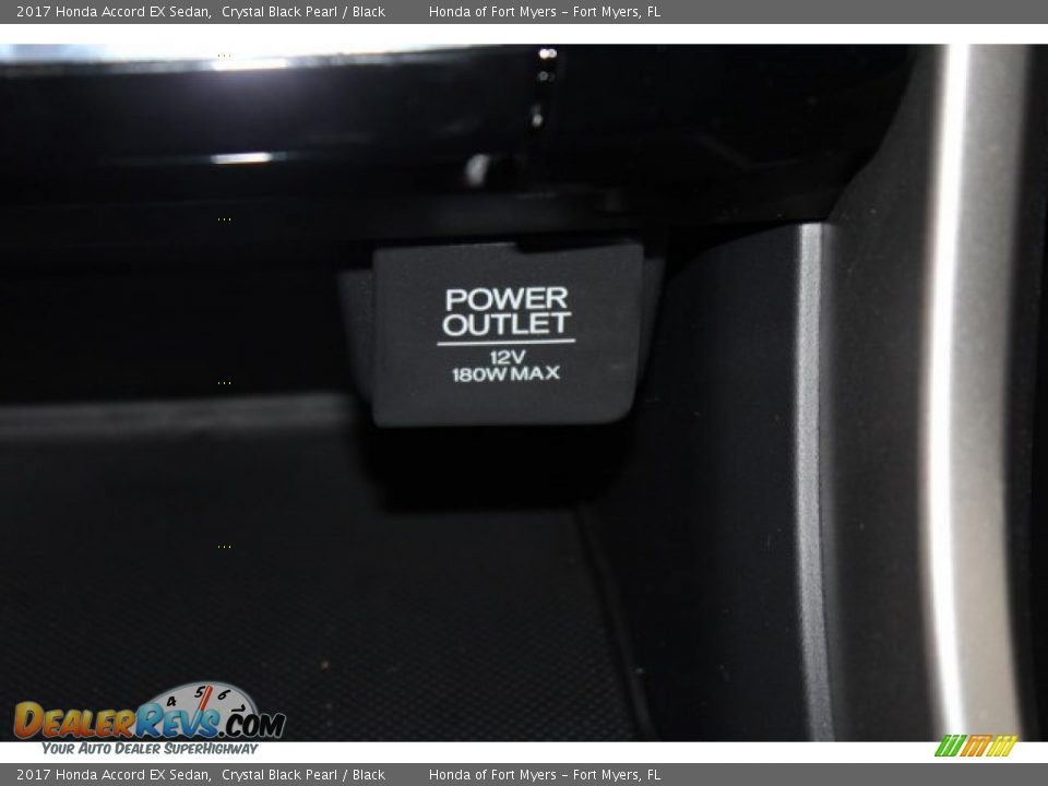 2017 Honda Accord EX Sedan Crystal Black Pearl / Black Photo #22