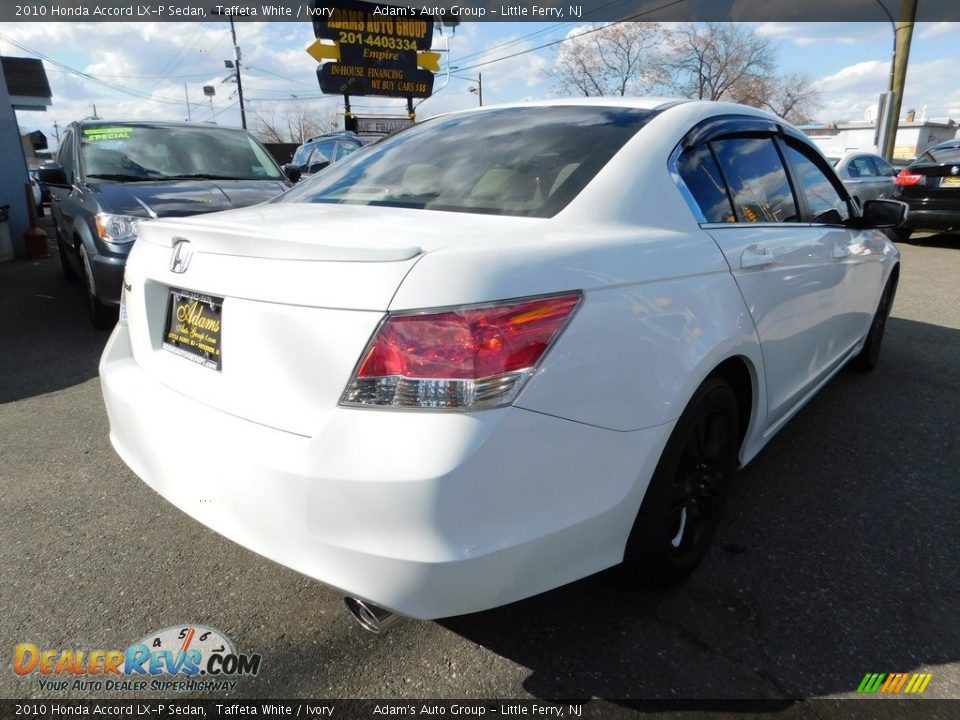 2010 Honda Accord LX-P Sedan Taffeta White / Ivory Photo #5