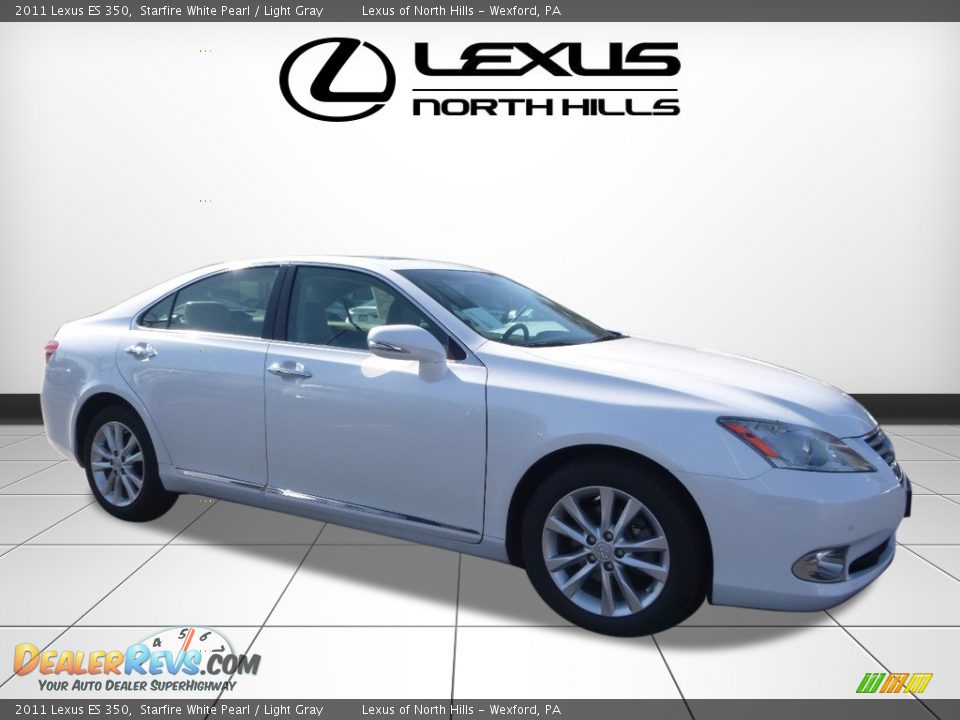 2011 Lexus ES 350 Starfire White Pearl / Light Gray Photo #1