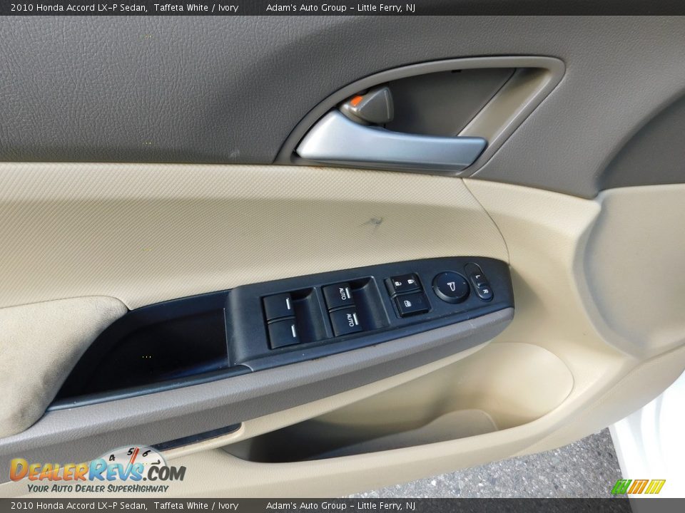 2010 Honda Accord LX-P Sedan Taffeta White / Ivory Photo #10